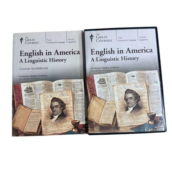 The Teaching Company Other - Great Courses English in America A Linguistic History DVDs Guidebook Schilling